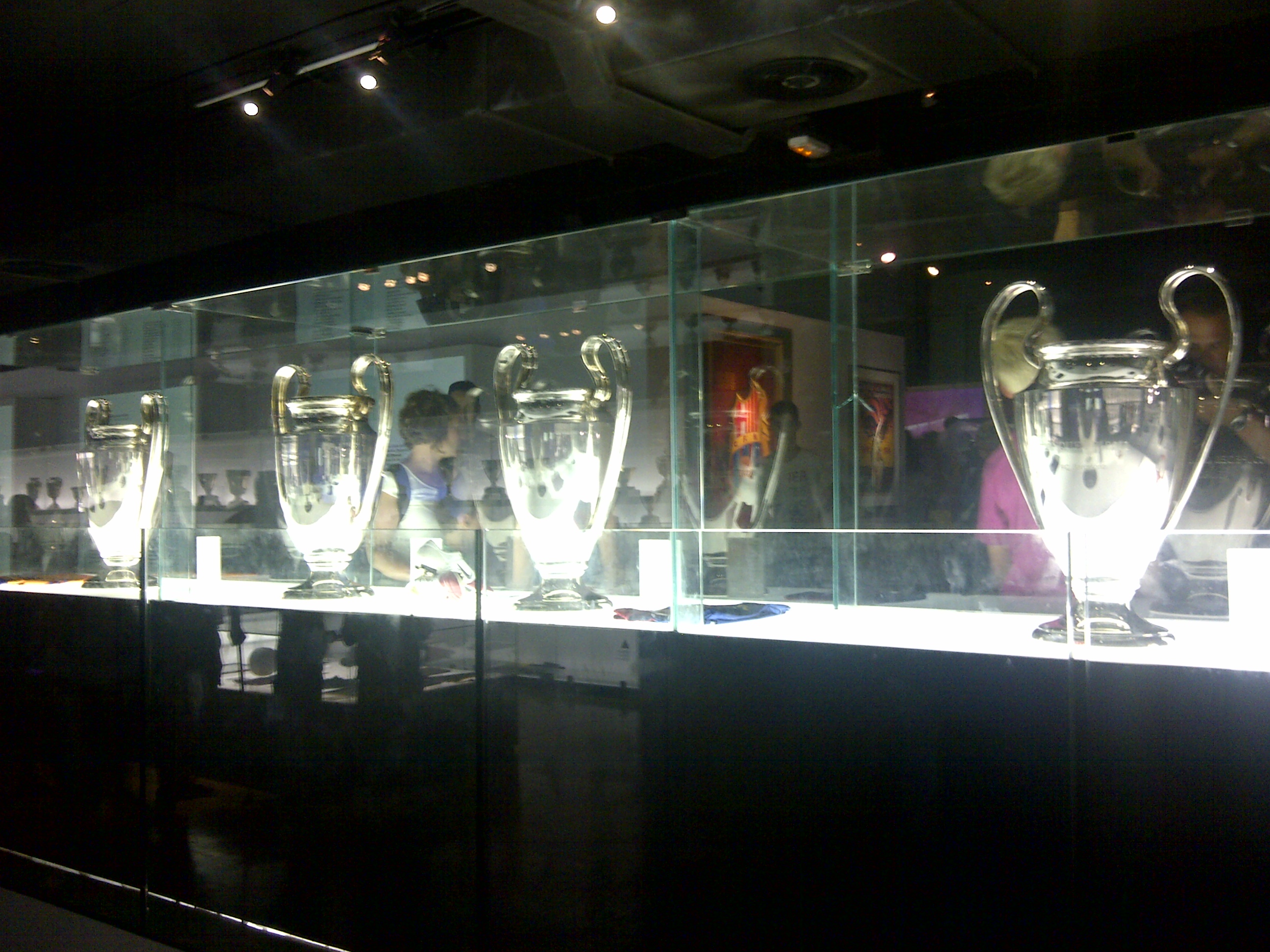 Pictures of the Camp nou stadium and FC Barcelona Museum