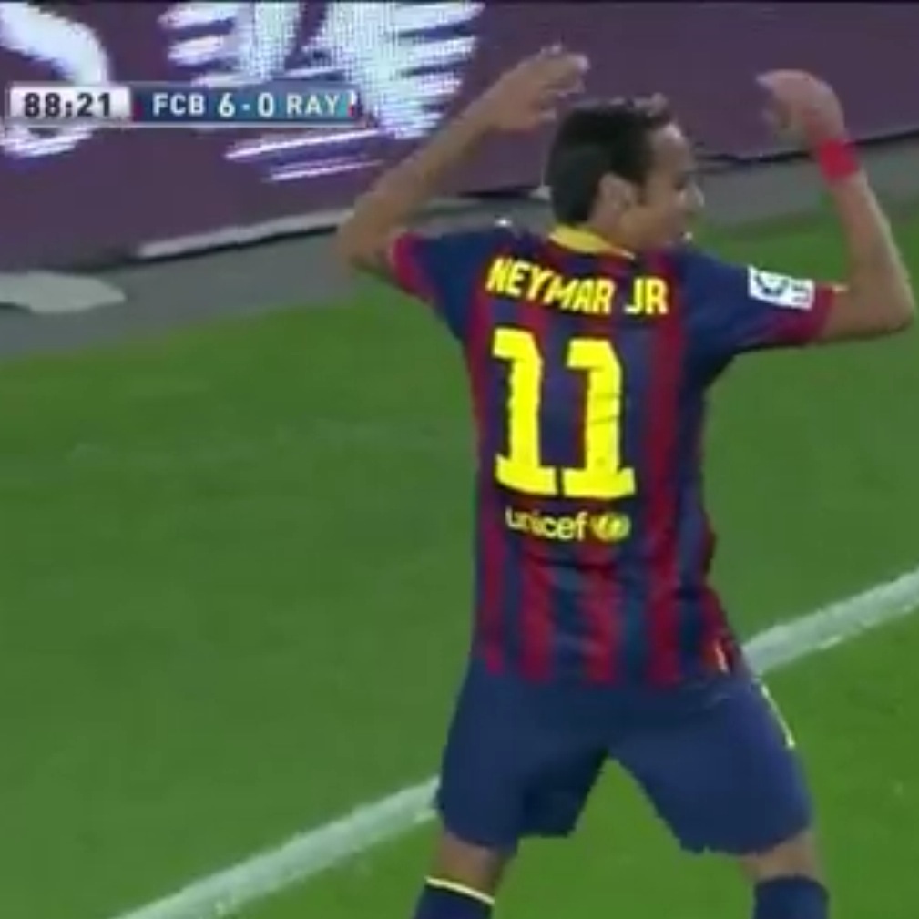 Download this Video Neymar Fantastic Goal Against Rayo Vallecano picture