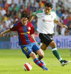 Messi against santander - La Liga 2007/08