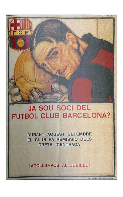Ja sou soci del Futbol Club Barcelona FC Barcelona old poster collection