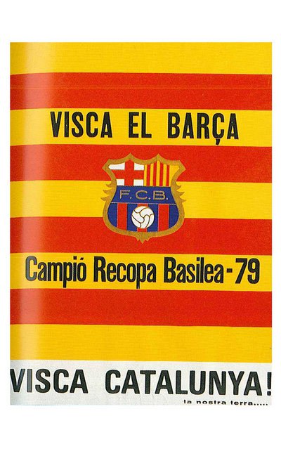 Visca el Barça - Campió Recopa Basilea - 1979, FC Barcelona old poster collection