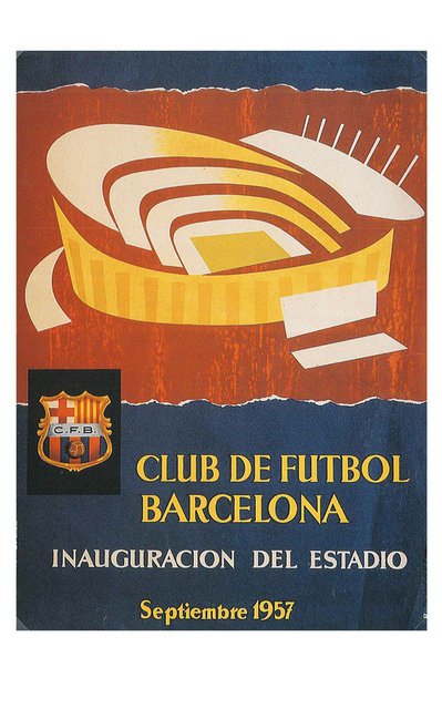 Club de Futbol Barcelona - Inauguracio del Estadio - Septiembre 1957
