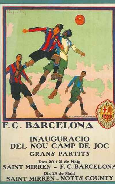 F.C. Barcelona - Inauguracio del Nou camp de jocs