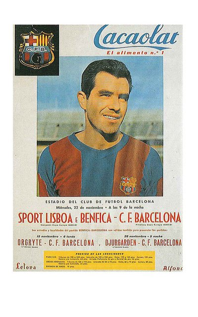 Sport Lisboa e Benfica - C.F. Barcelona, FC Barcelona old poster collection