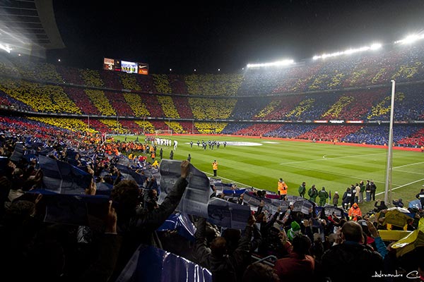 Mosaic at the Camp Nou