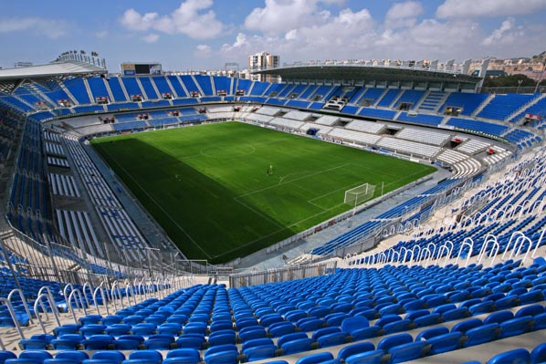 La Rosaleda stadium, Malaga, Spain