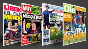 The international press praises Messi