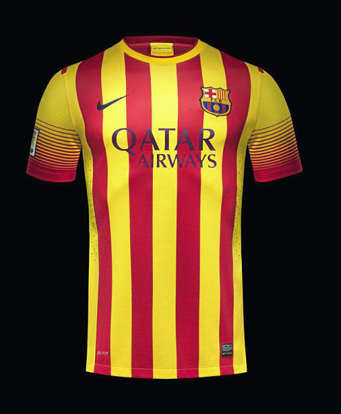 2013/14 FC Barcelona away jersey