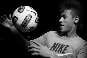 Neymar shot for a Nike campaign