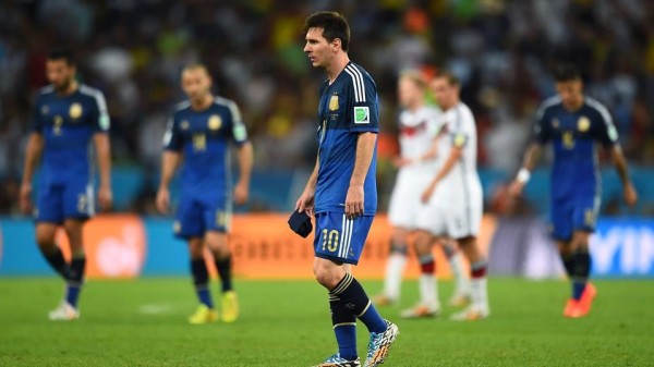 Lionel Messi against Germany
