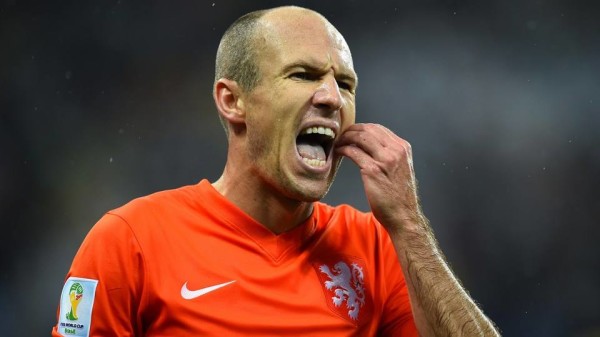 Arjen Robben at the 2014 World Cup
