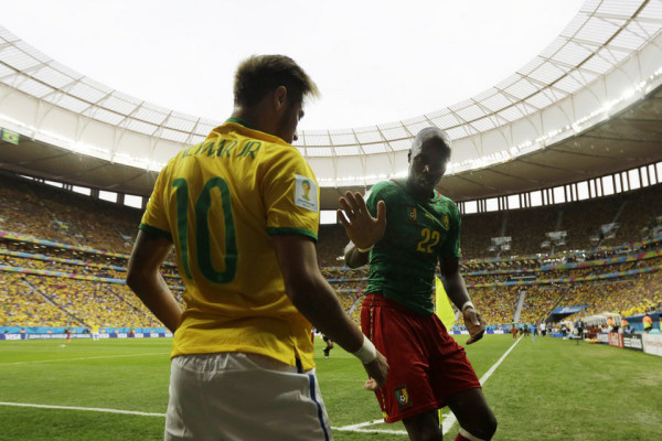 Neymar against Cameroon